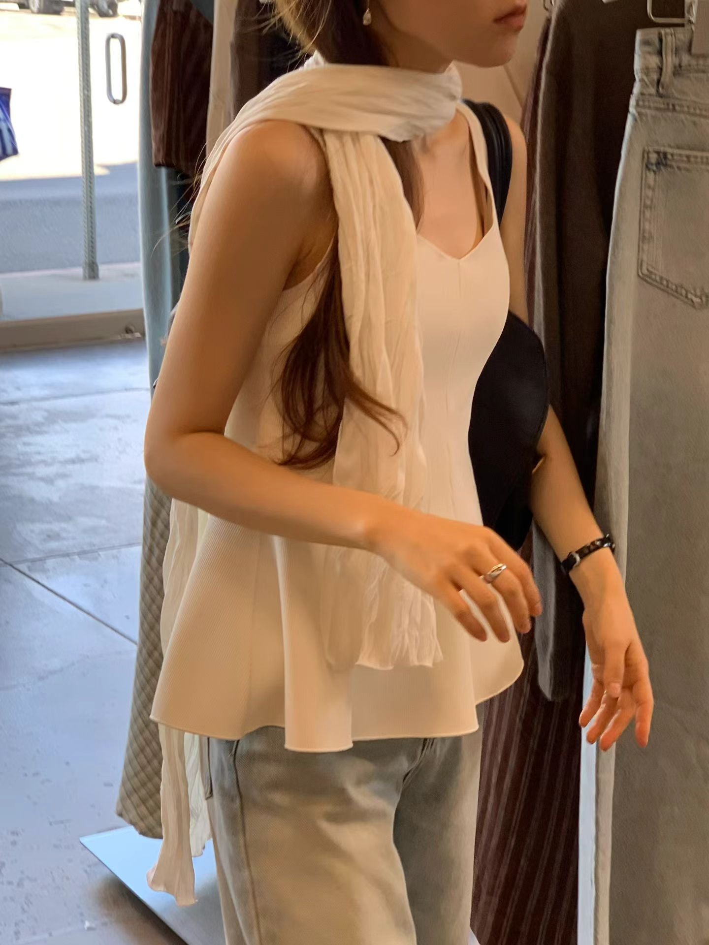 Ounce nas flare blouse-2col