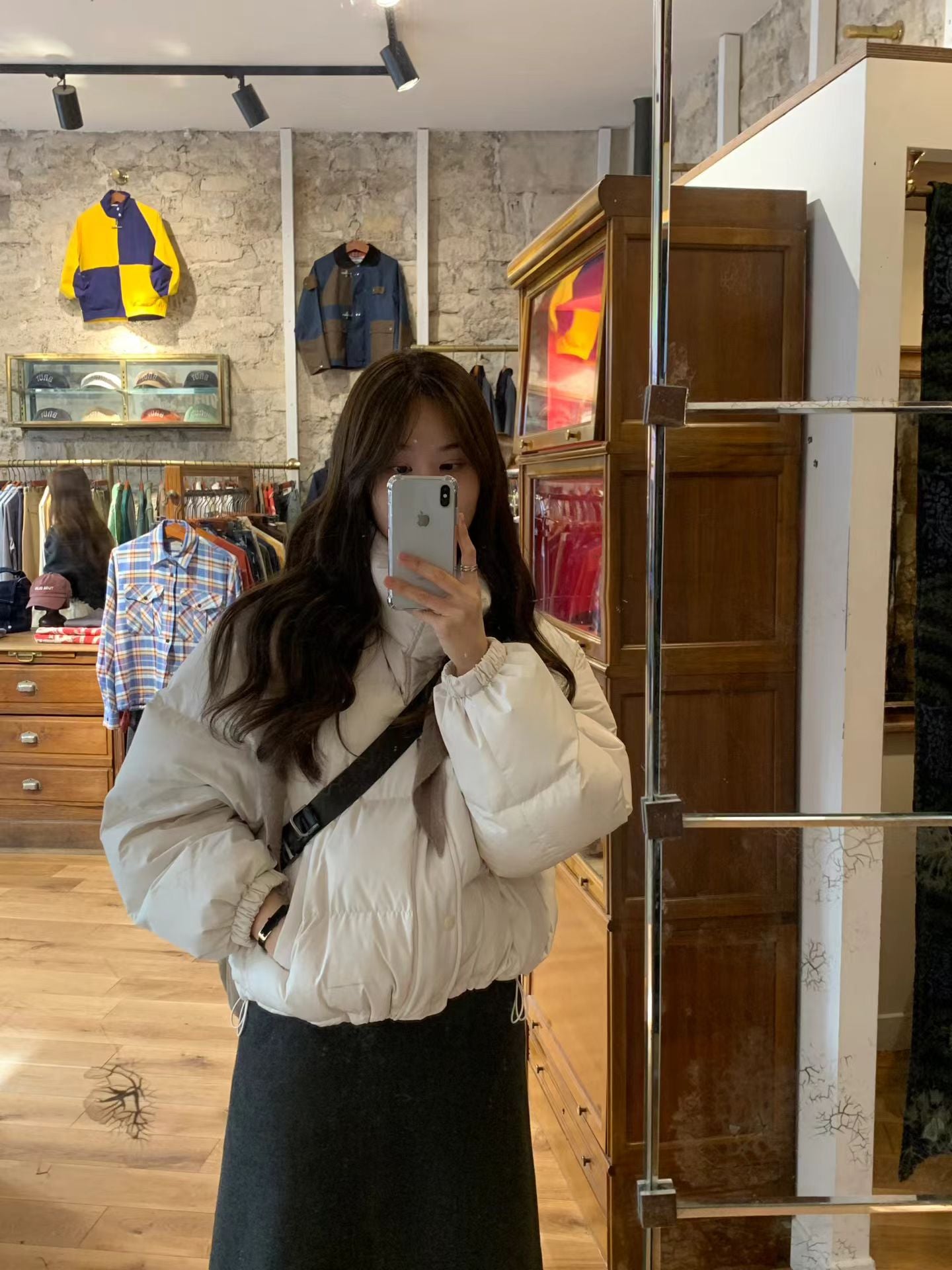 Ounce asto wool midi skirt-3col