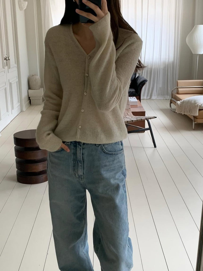 Kozie mohair cardigan-3col