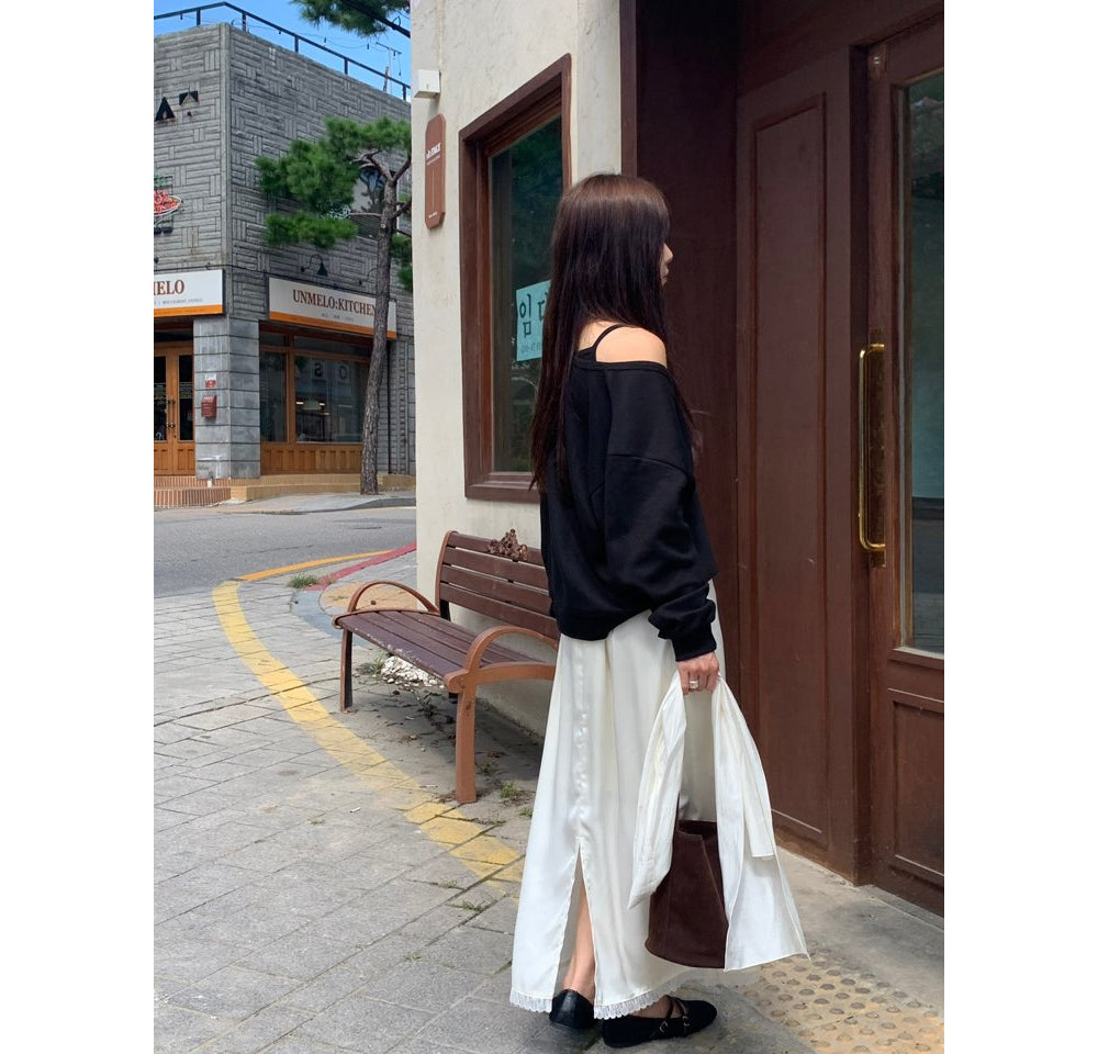 Preto Sweatshirt Set-4col
