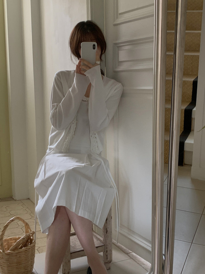 Boni sleeveless&cardigan-3col