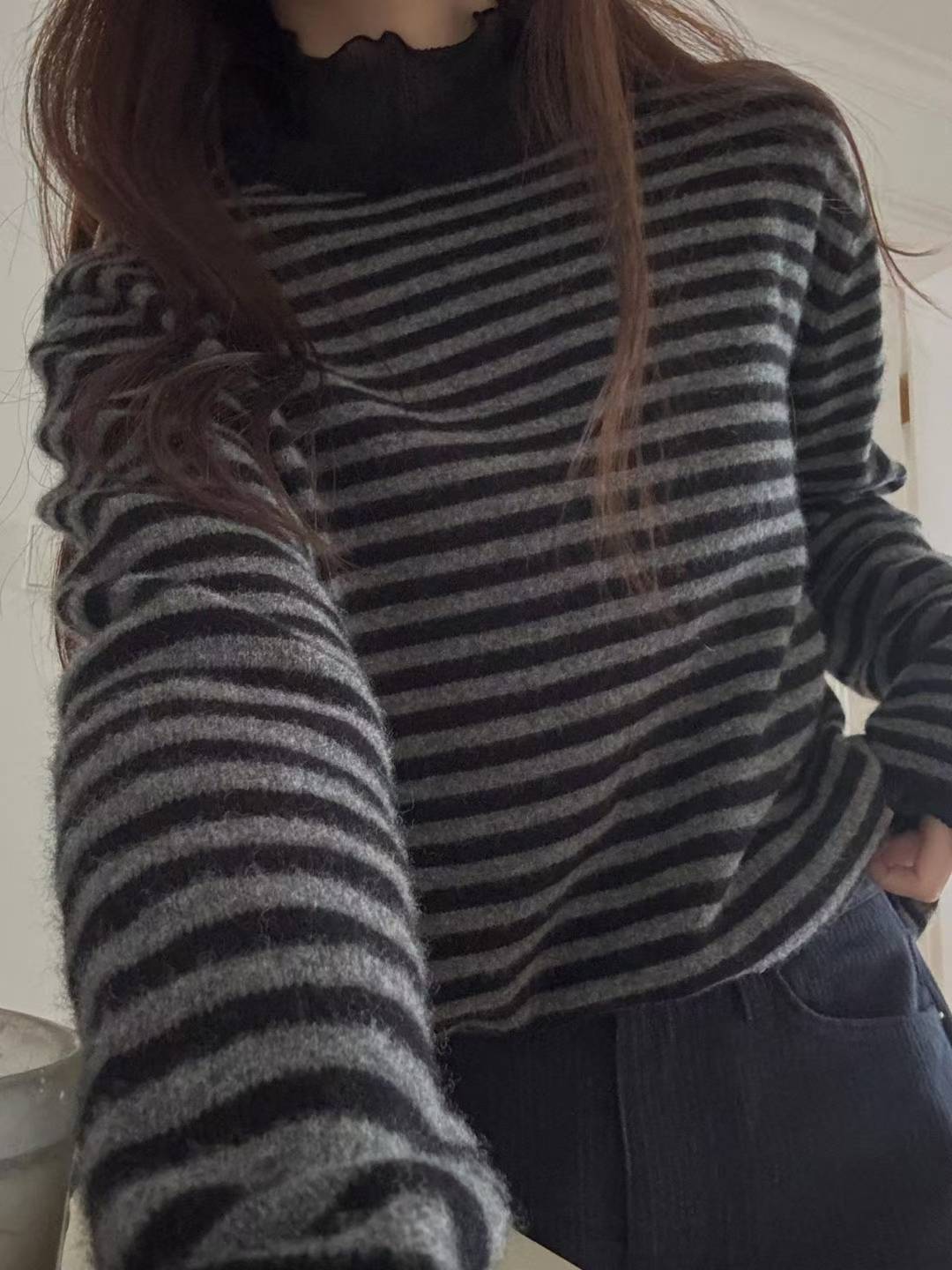 cash boat neck s.t knit-3col