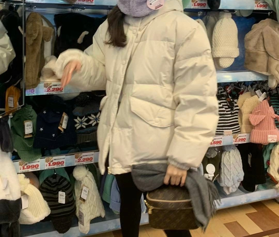 Ounce pocket hood duck down jumper-2col