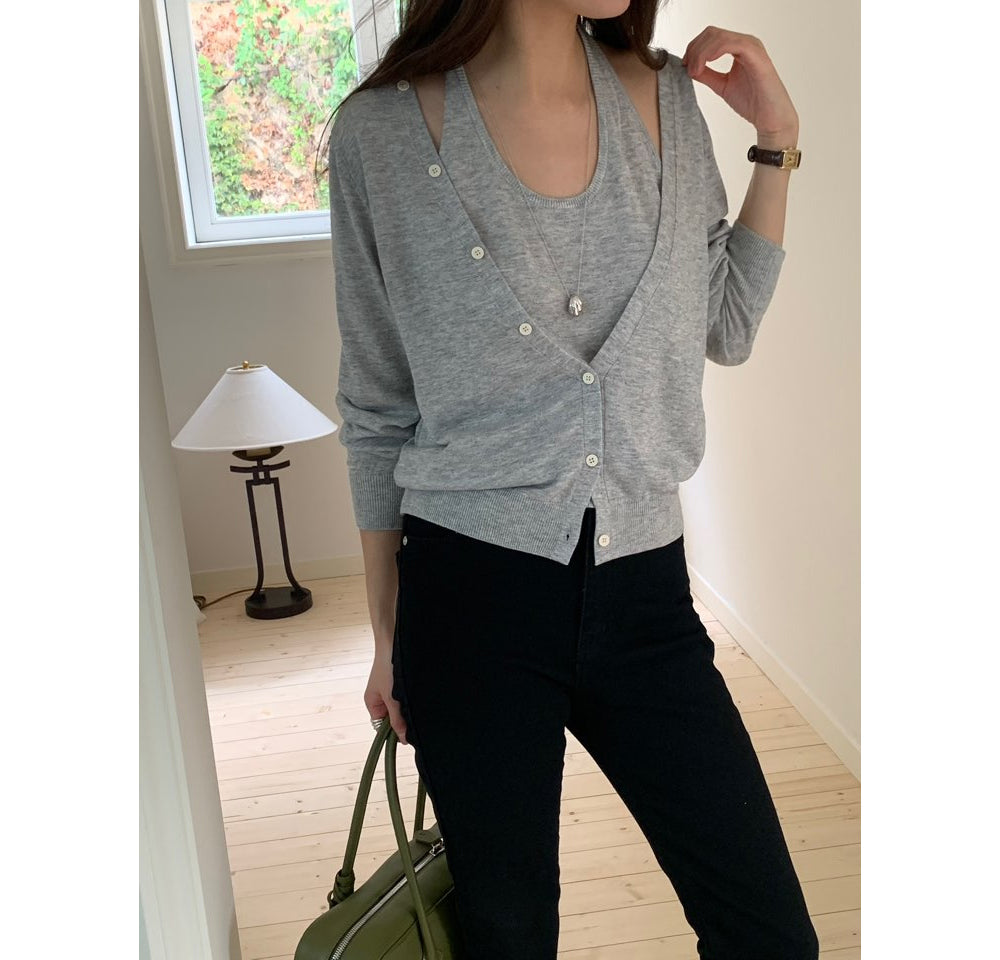 Colin Cardigan Set-4col