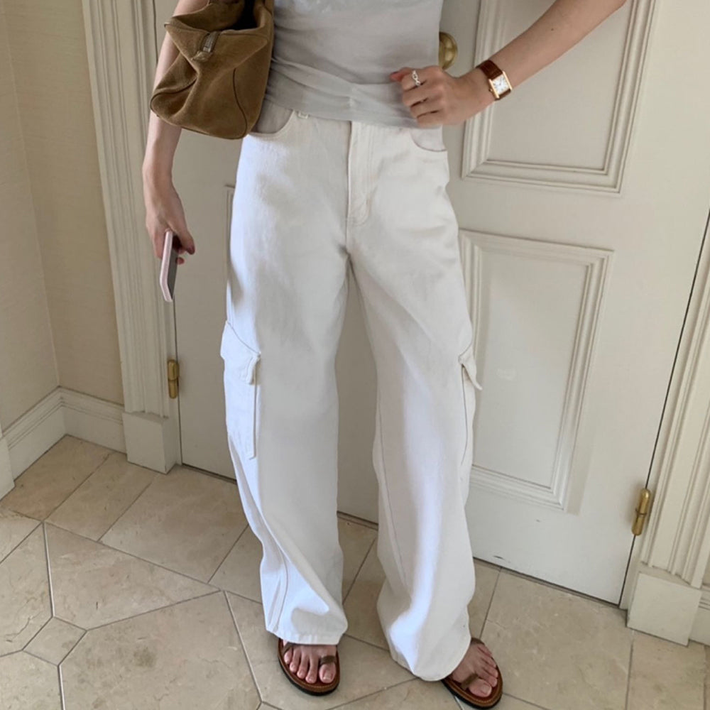 Vanilla cargo pants