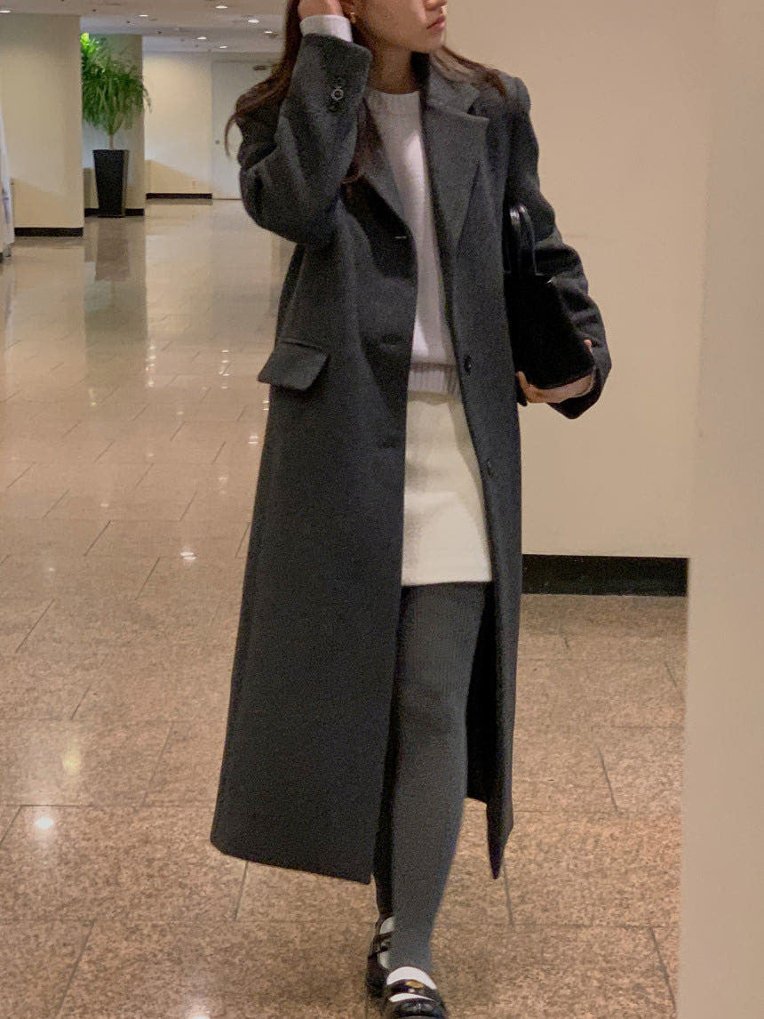 Wool single coat-3col