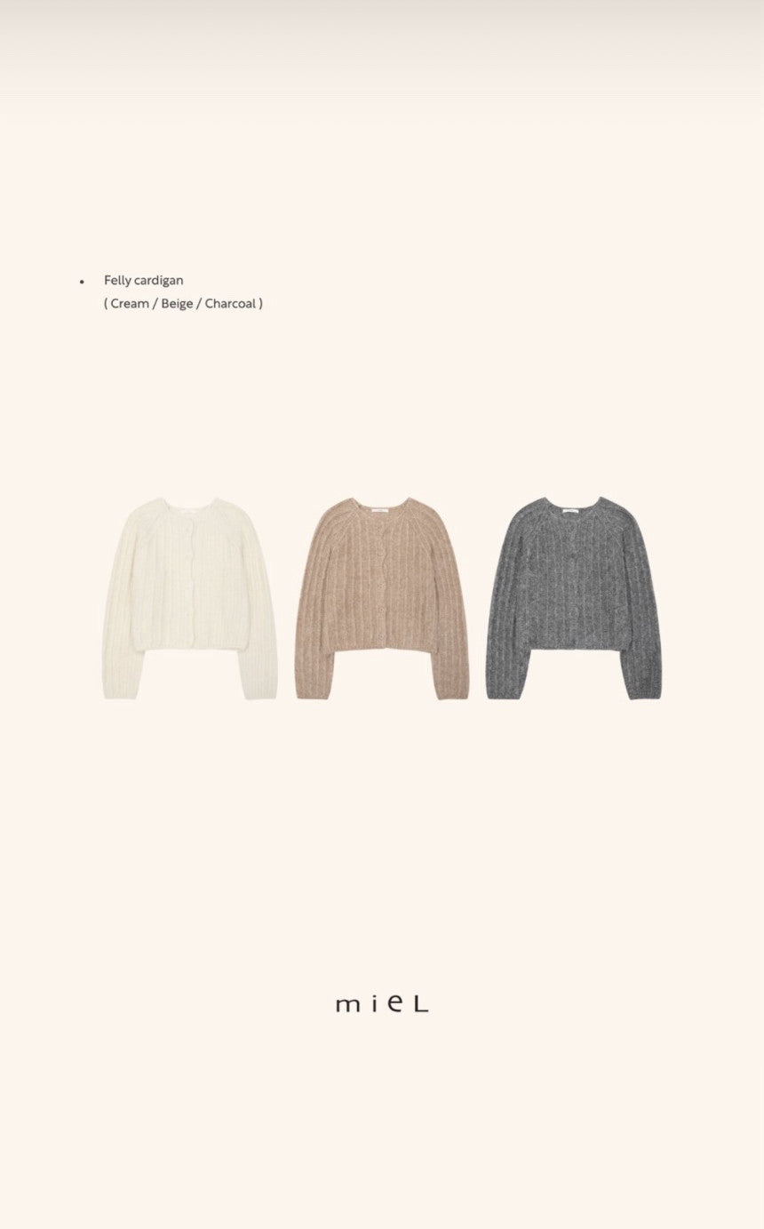 Felly 2way cardigan-3col