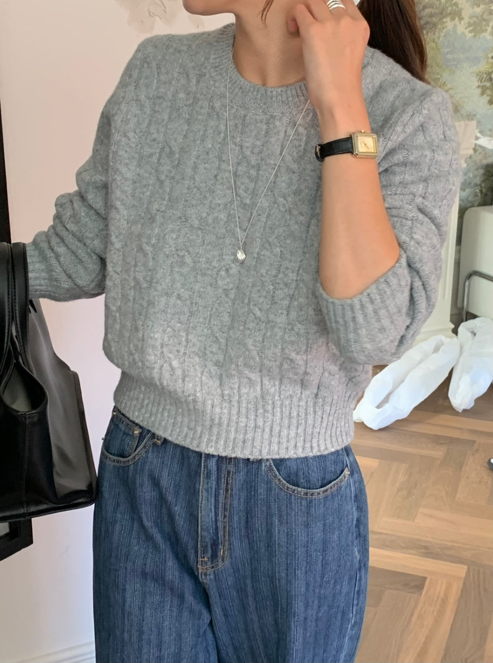 Weather twist knit-4col