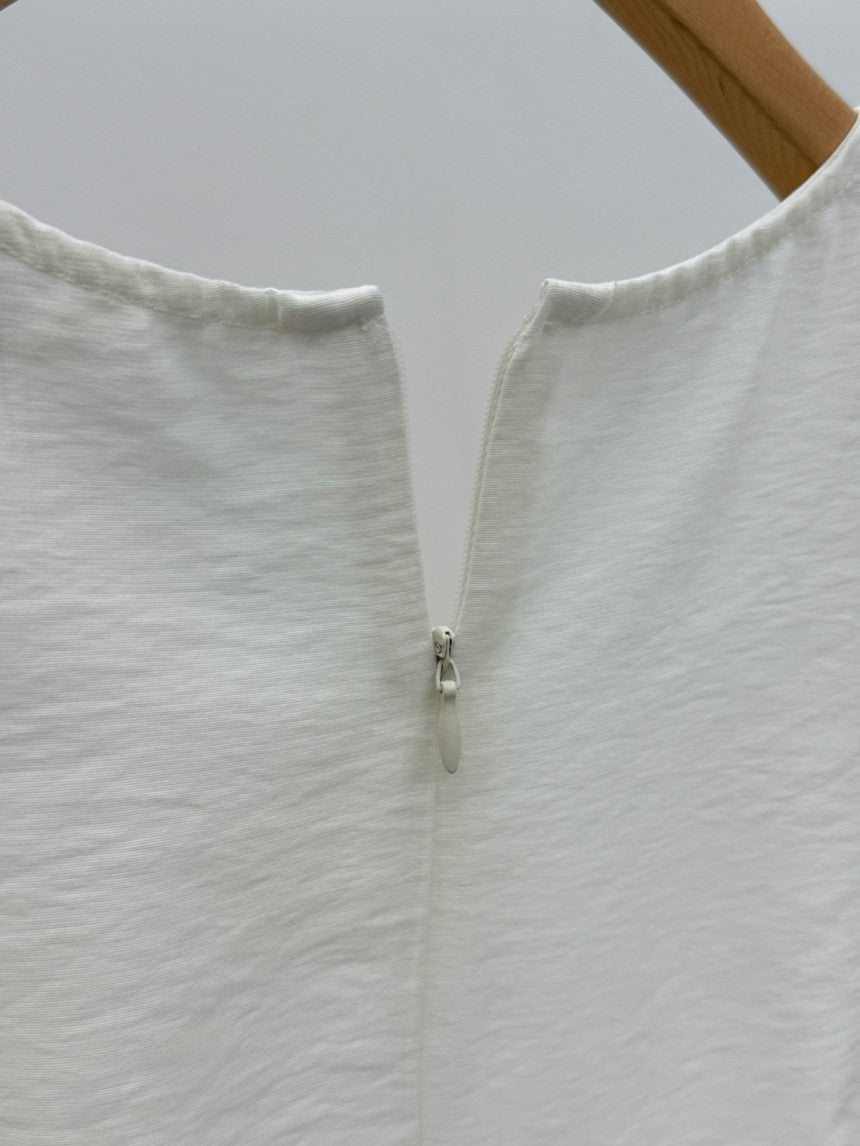 Veine string sleeveless wrap onpiece-2col