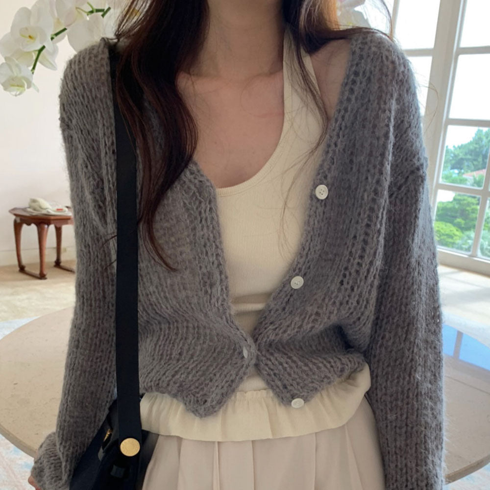 roly alpaca cardigan-4col