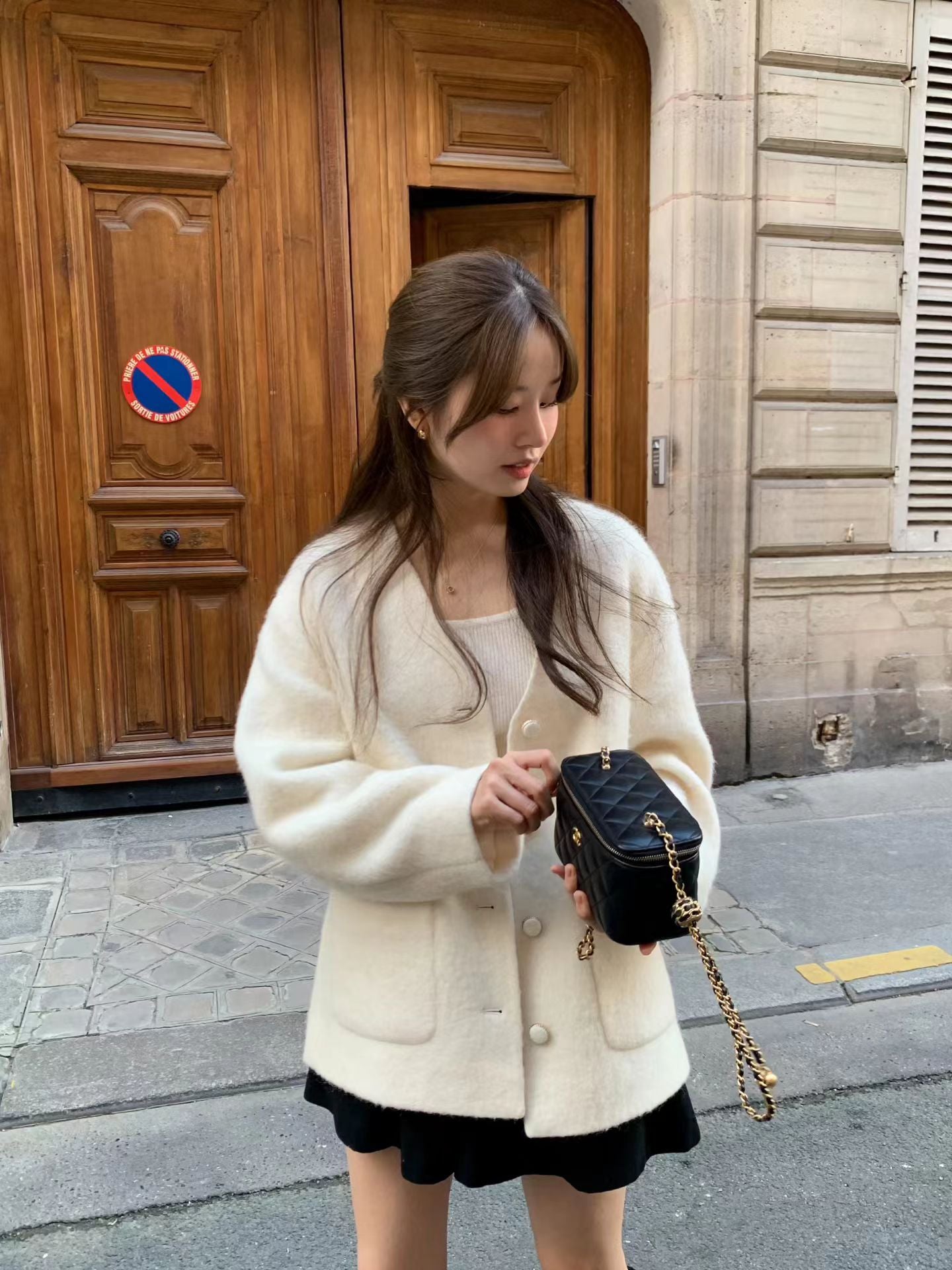 Ounce ven alpaca half coat