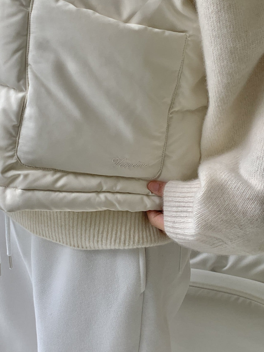 Bloom duckdown vest-3col