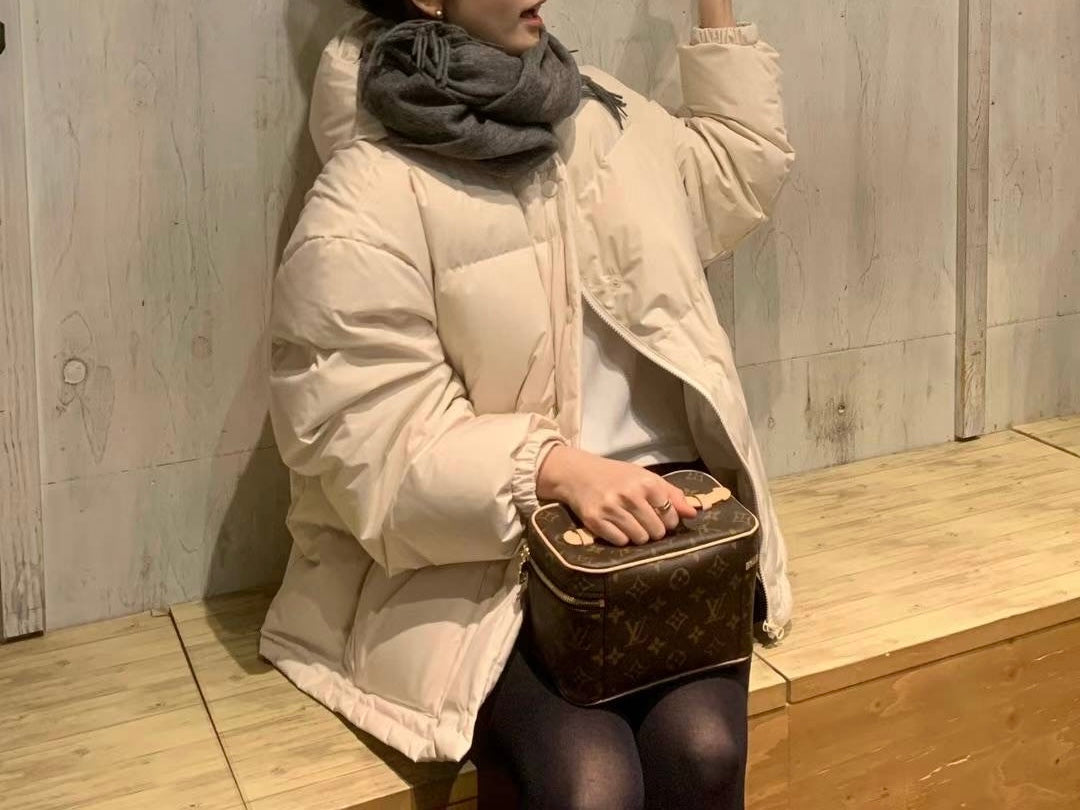 Ounce pocket hood duck down jumper-2col