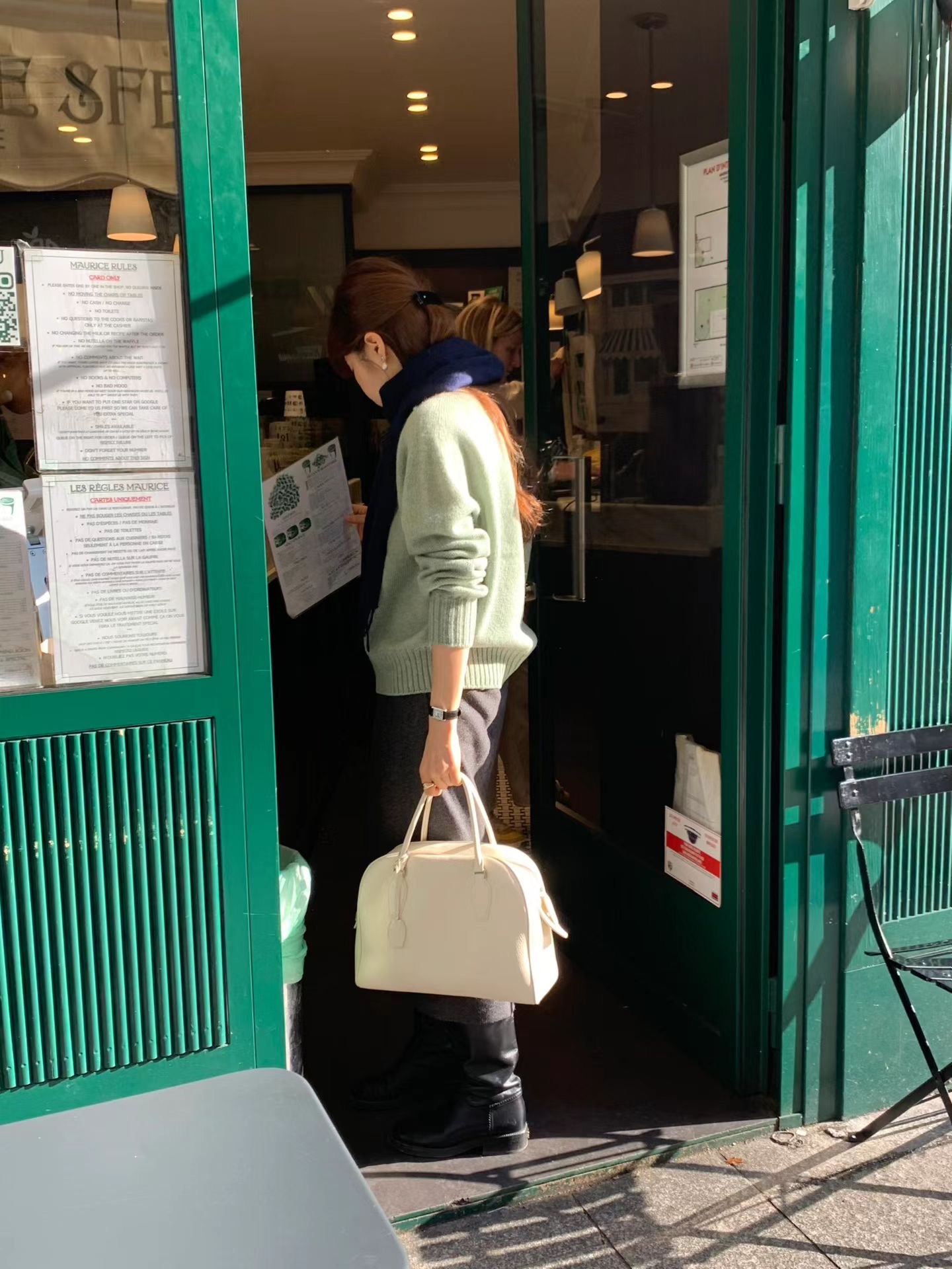 Ounce heather shirtland wool knit-4col