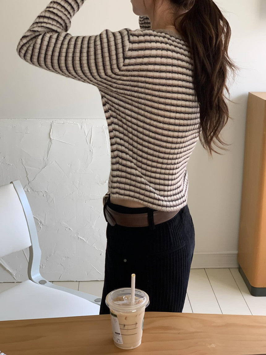 Raboom crop knit-2col