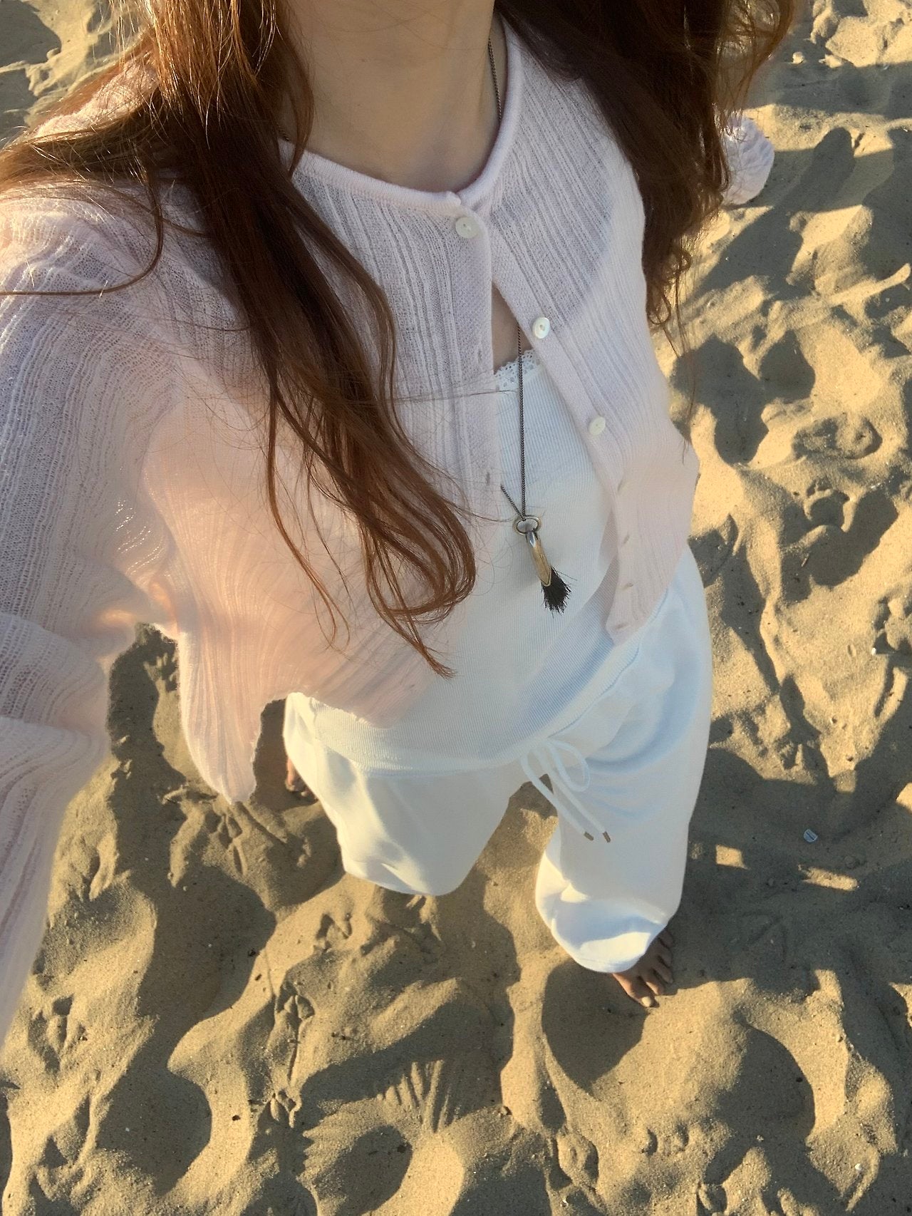 Novella alpaca round cardigan-4col