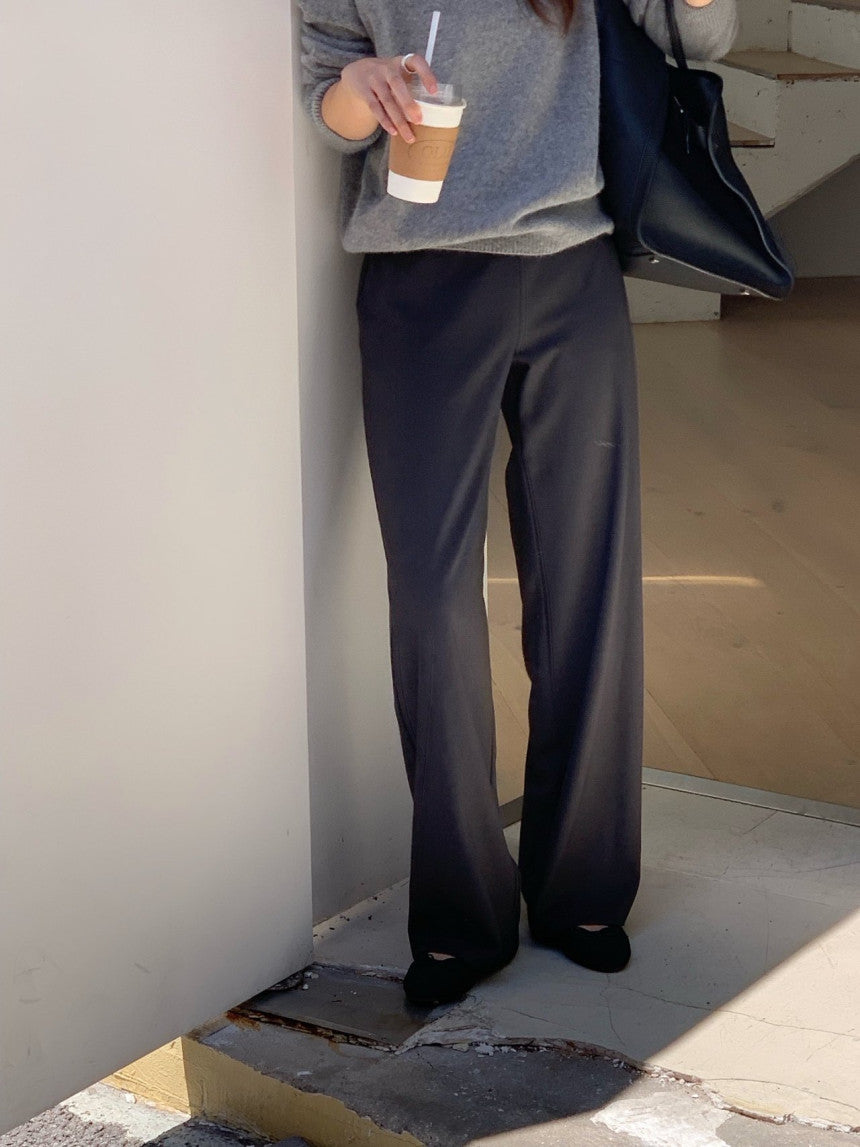 Row flare slacks-3col