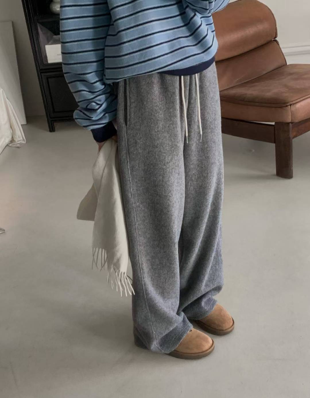 wool gimo pants-3col