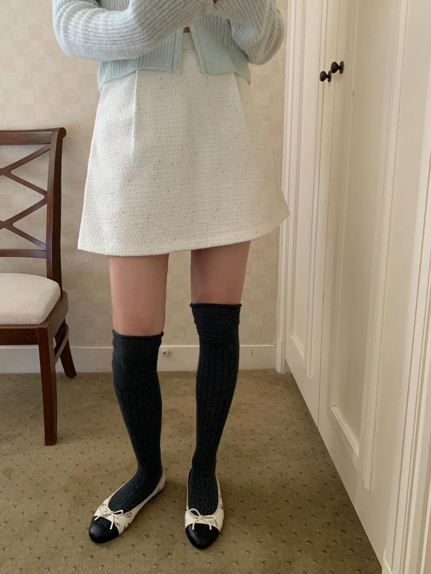 Winkle mini skirt-2col