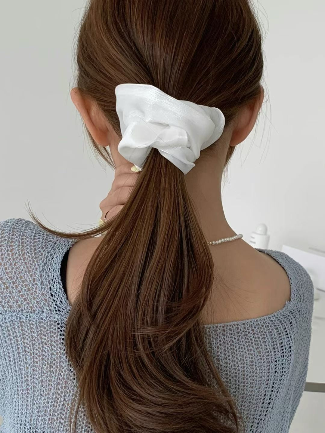 Chiffon scrunchies