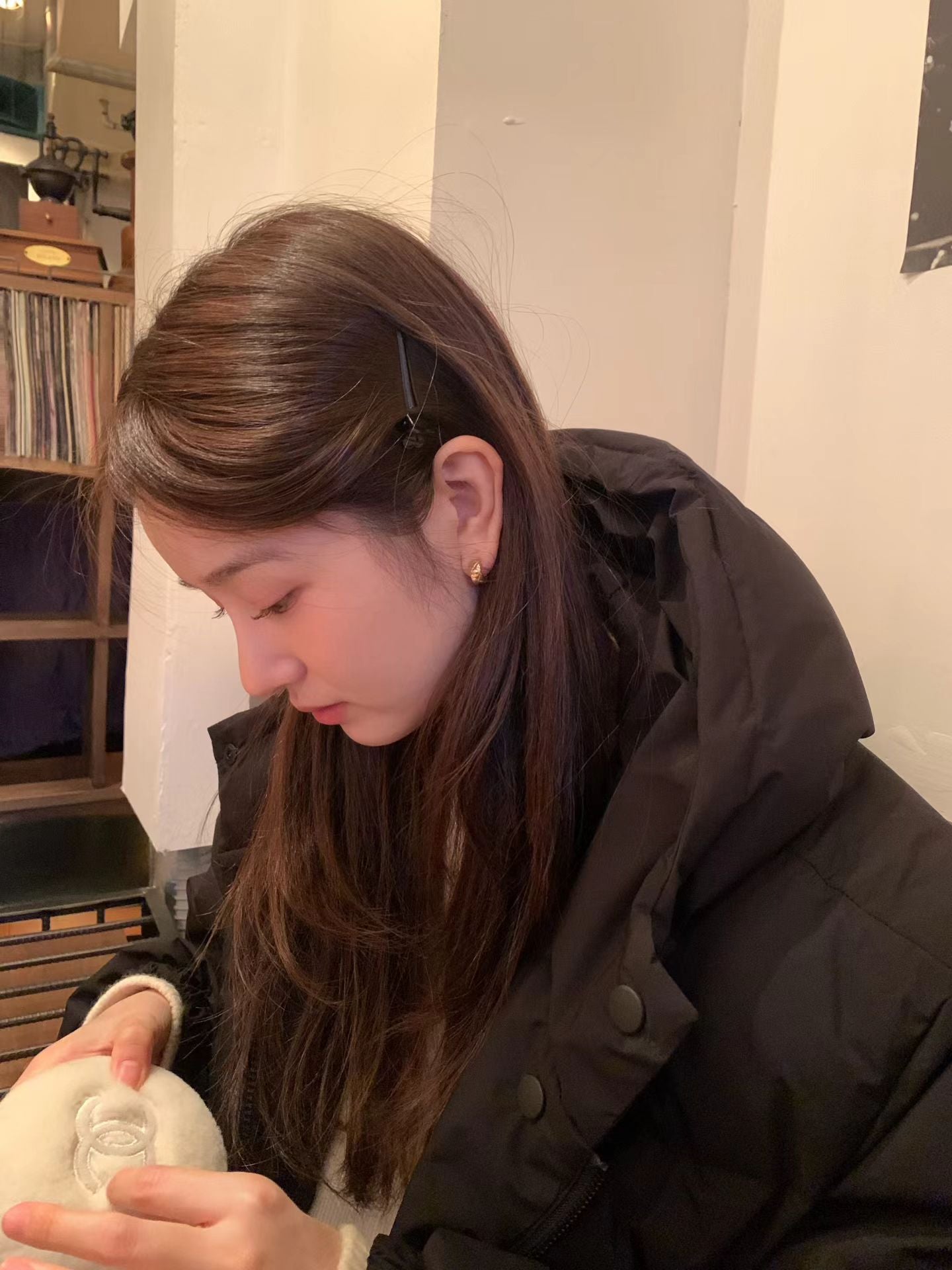 Ounce pocket hood duck down jumper-2col