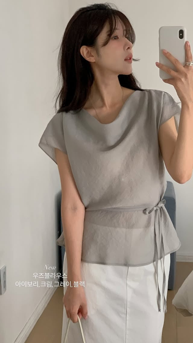 Uzu blouse-4col