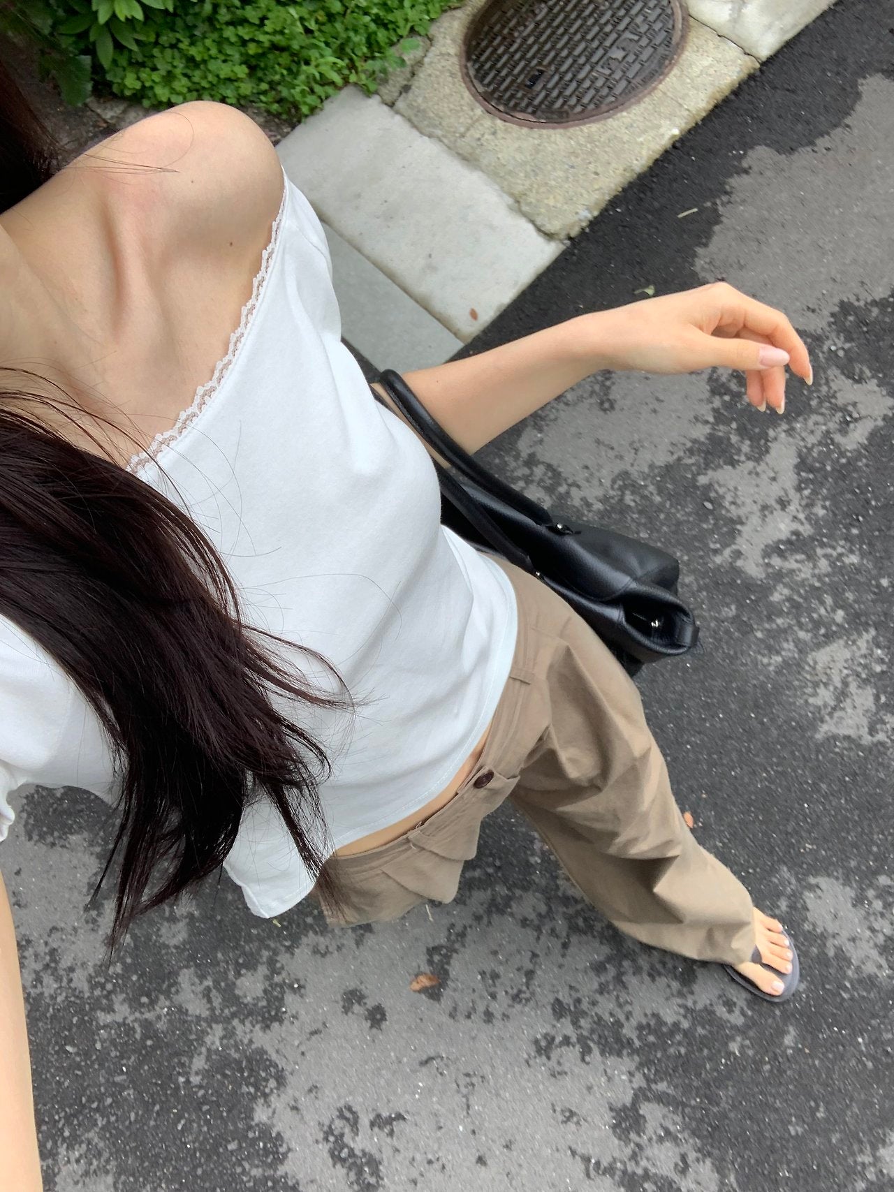 Serin boatneck lace T-3col