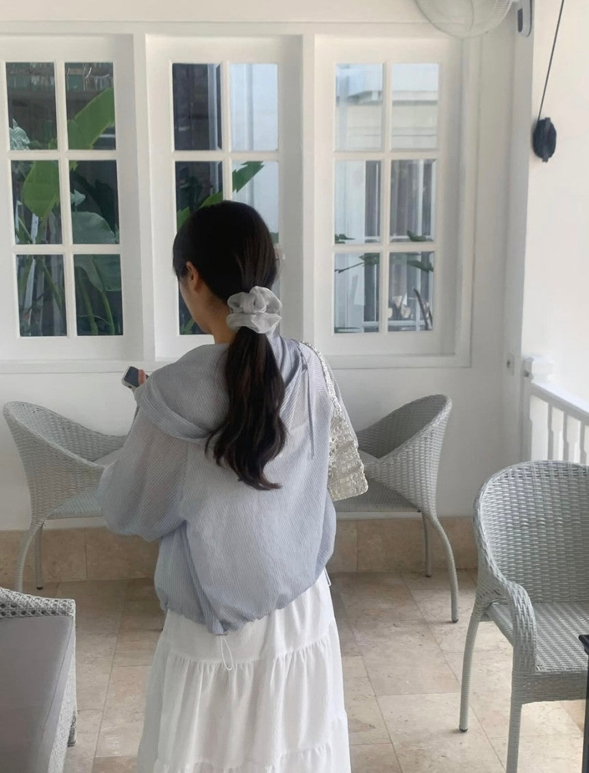 liter pino s.t hood blouse-2col