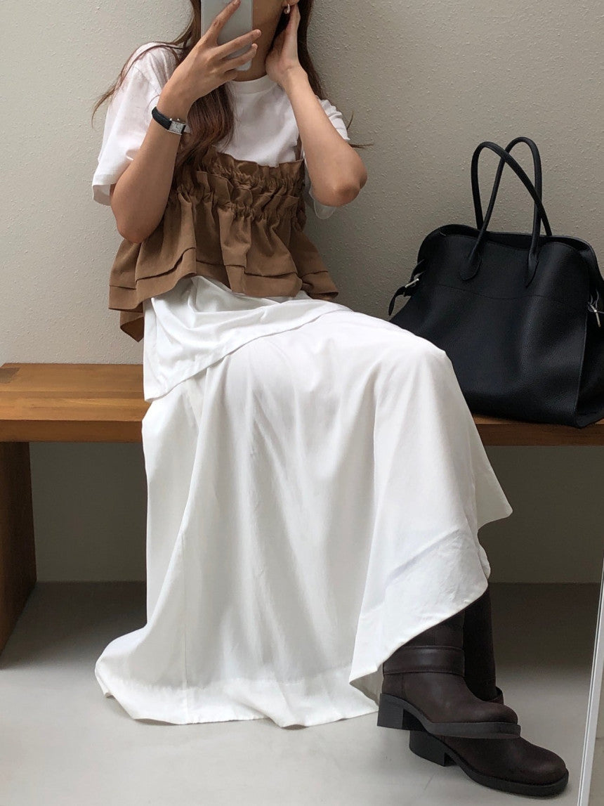 Surry pitch shirring bustier