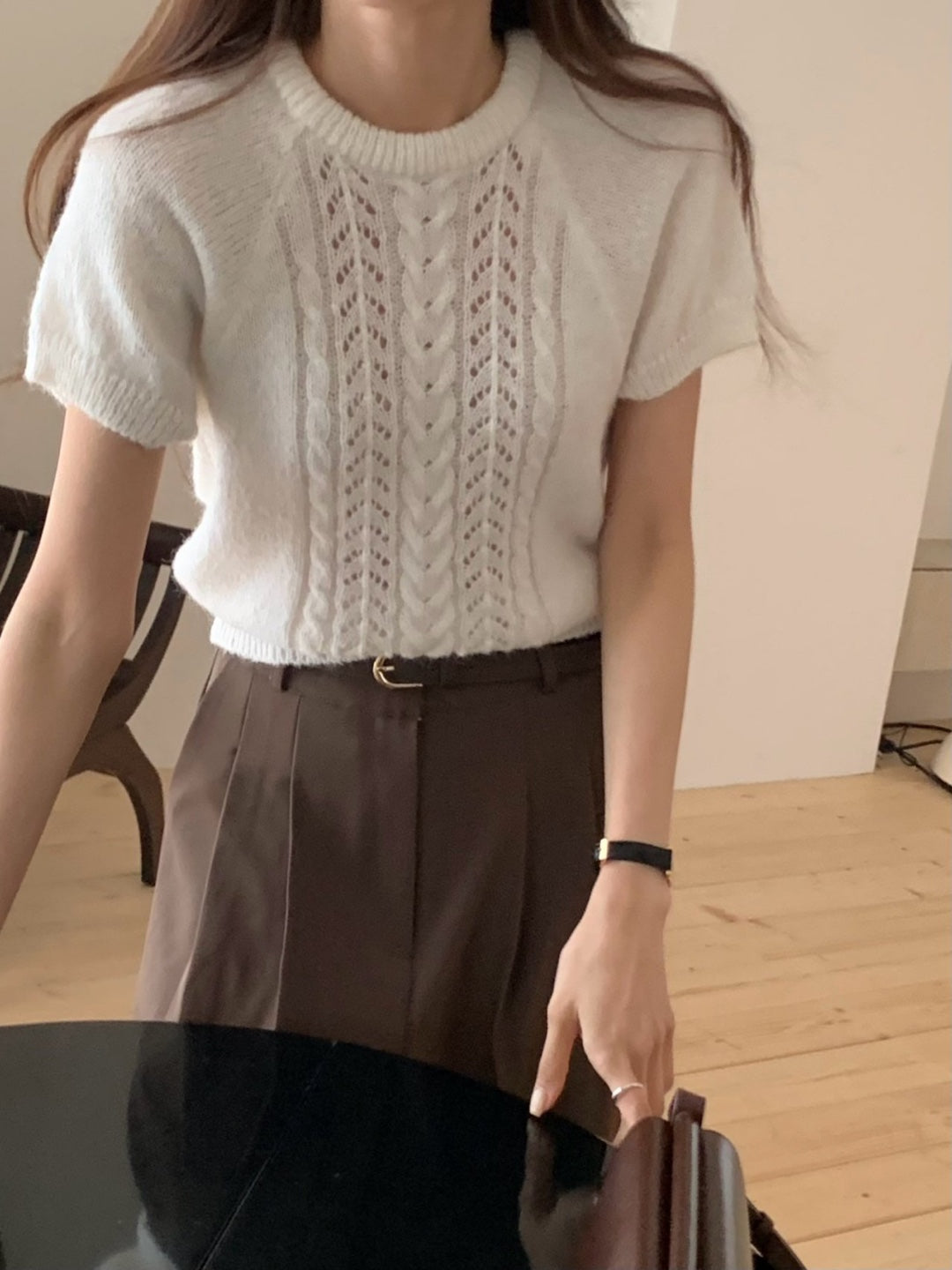 alpaca cable knit-3col