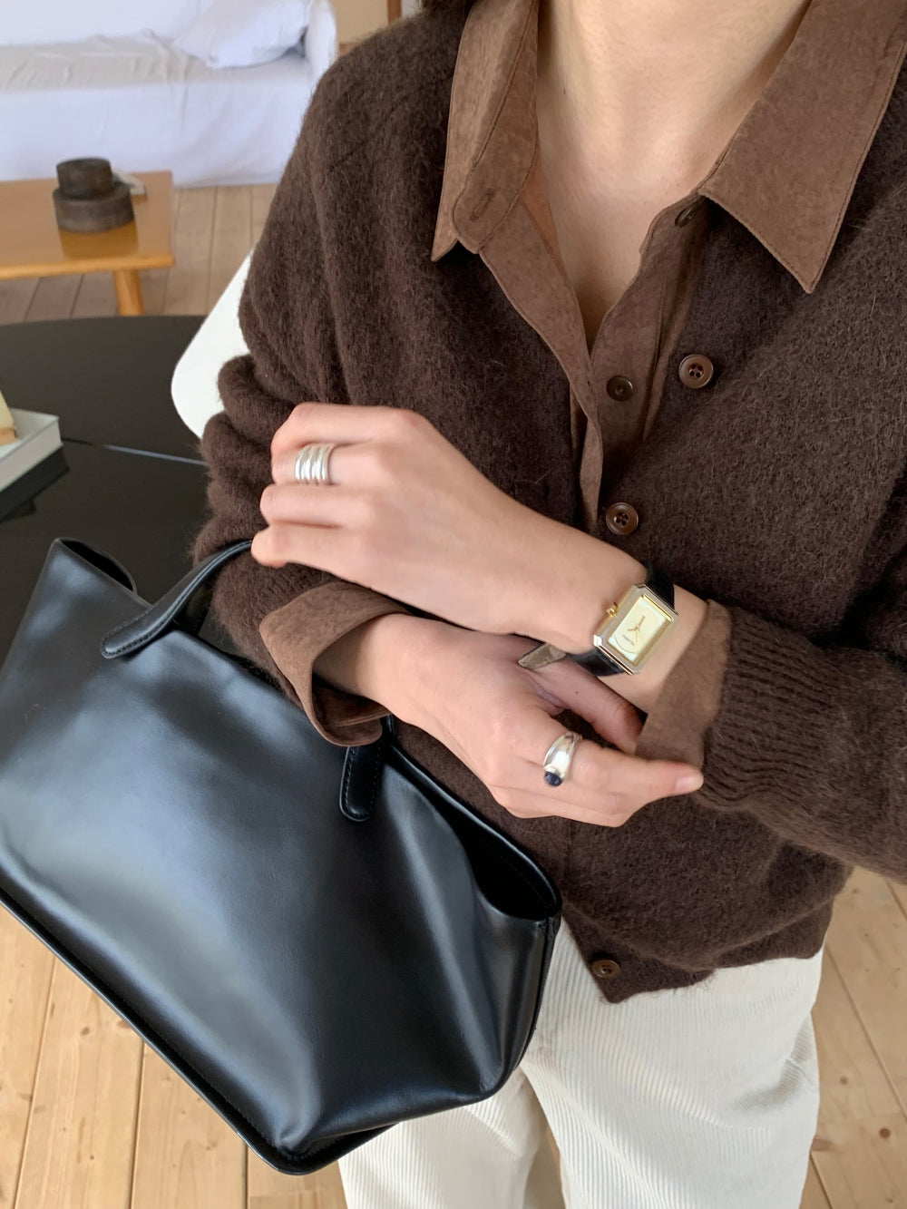 carrot cardigan-4col