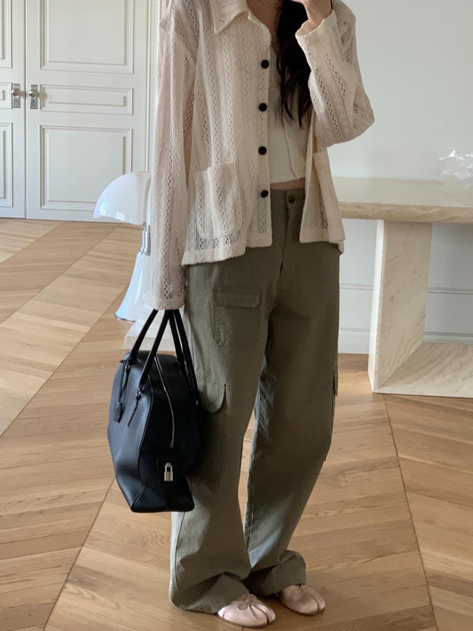 ribe cargo pants-3col