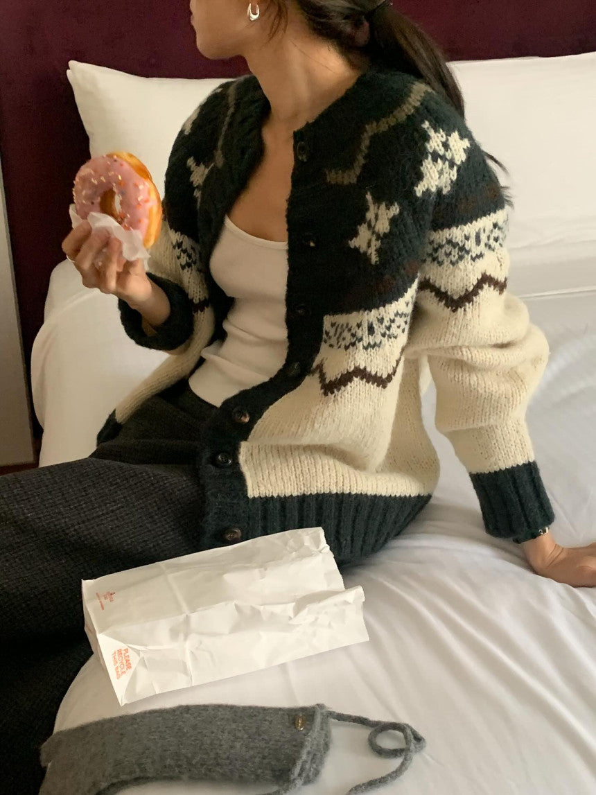 Sola wool check skirt