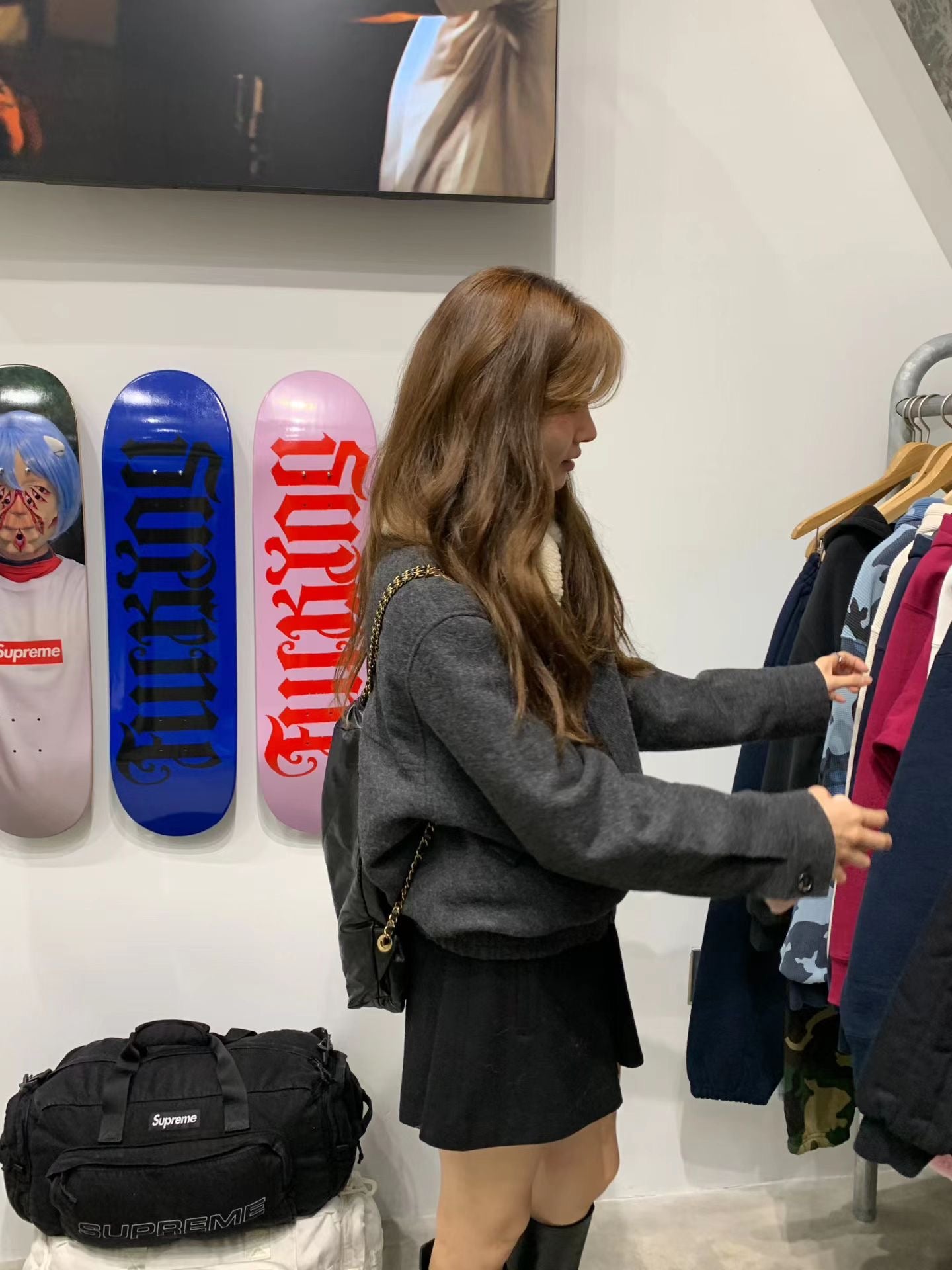 Ounce teddy wool fur Collar jacket-2col