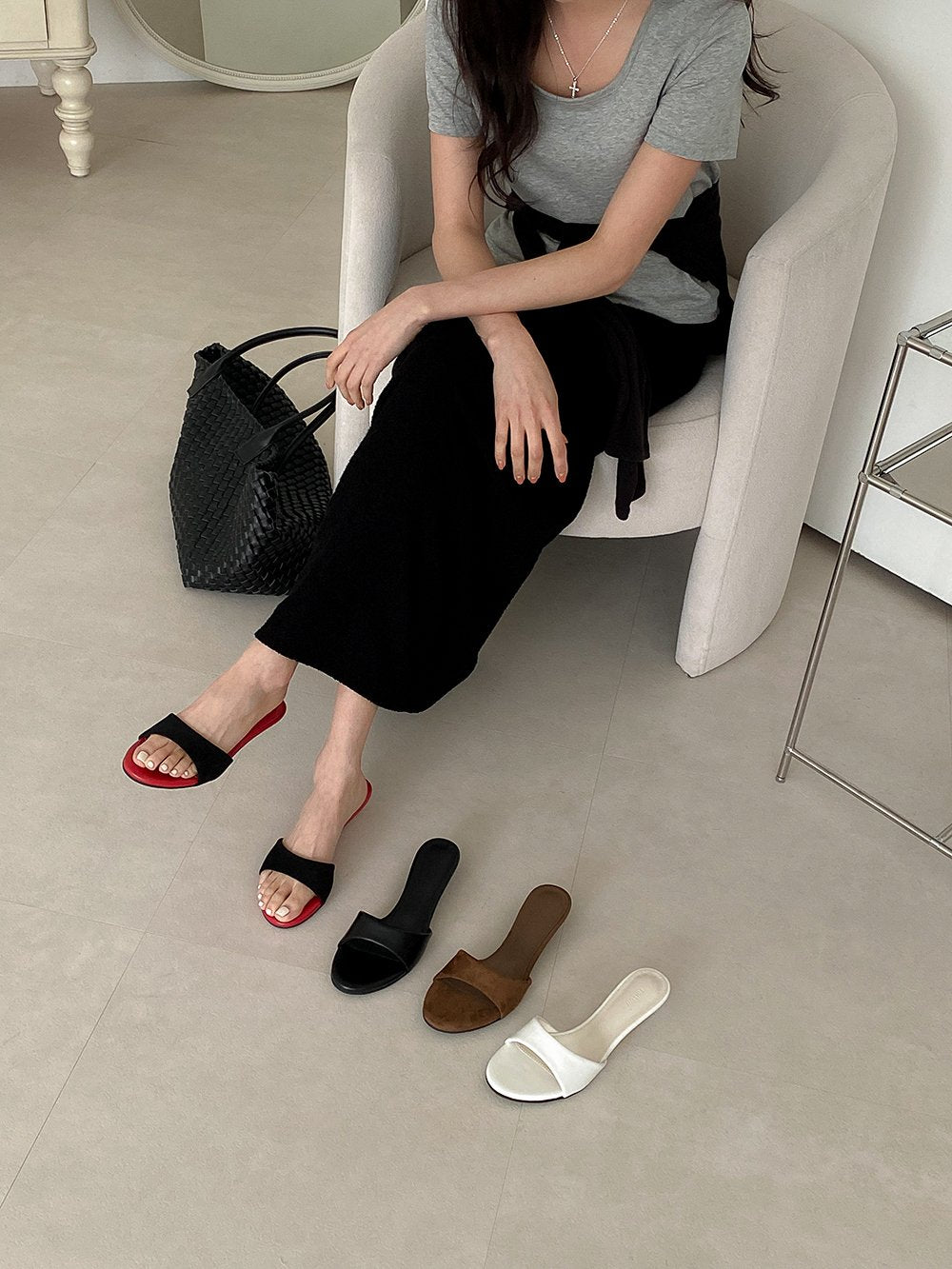 Tope Wedge Mule