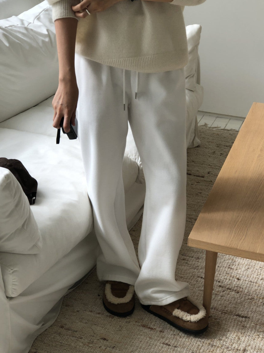 Soft string gimo training pants-4col