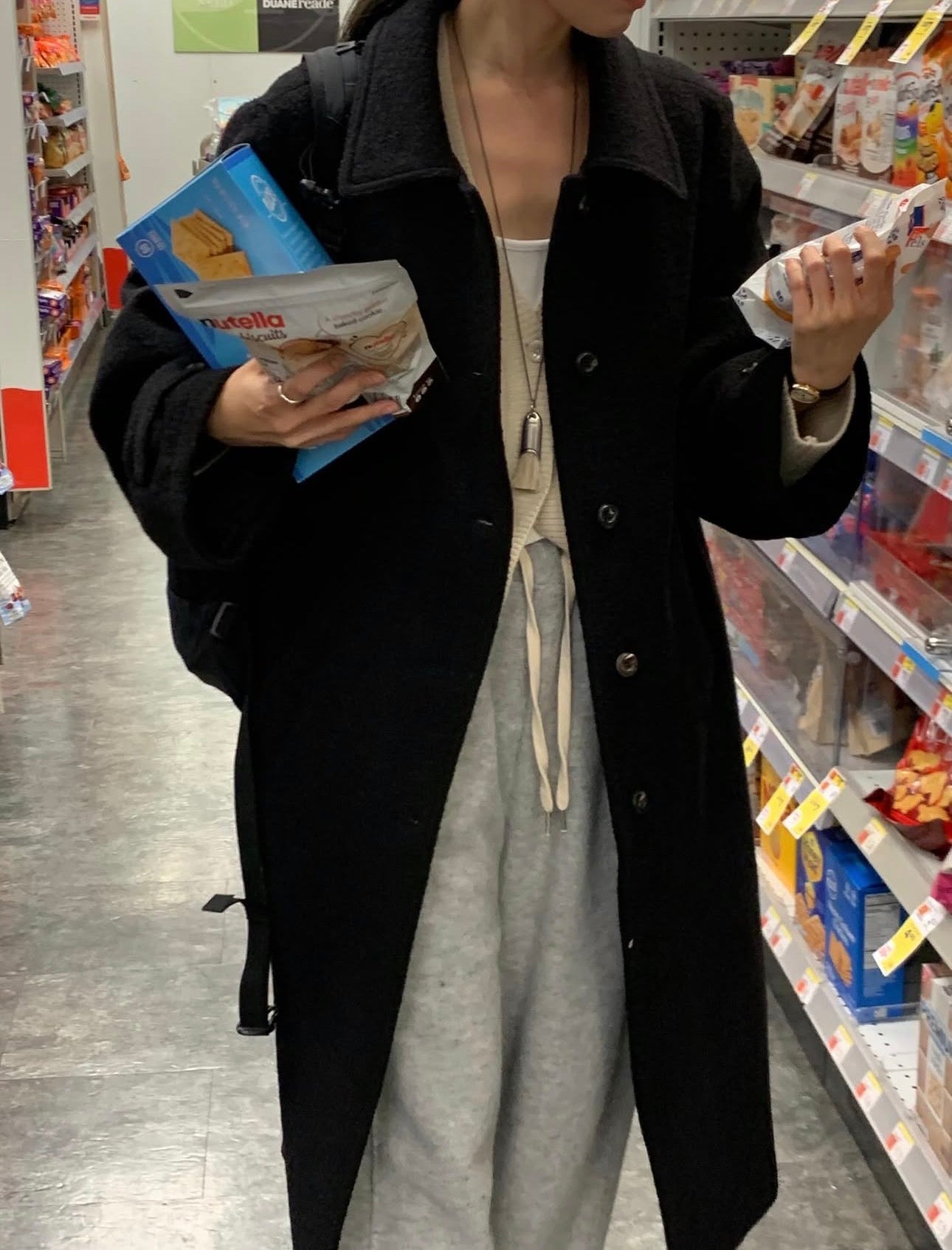 Fushily wool coat-2col