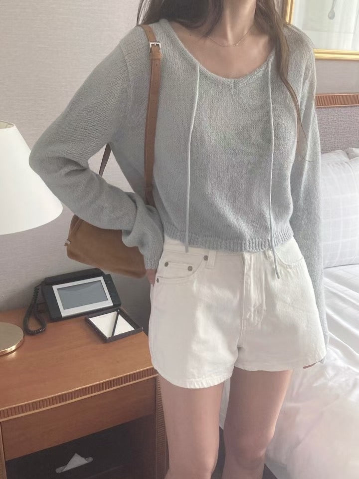 Mohair strap knit-2col