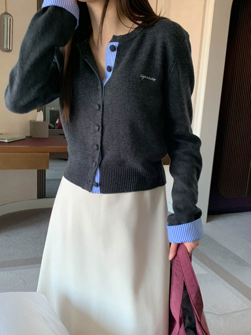 ami s.t cardigan-3col