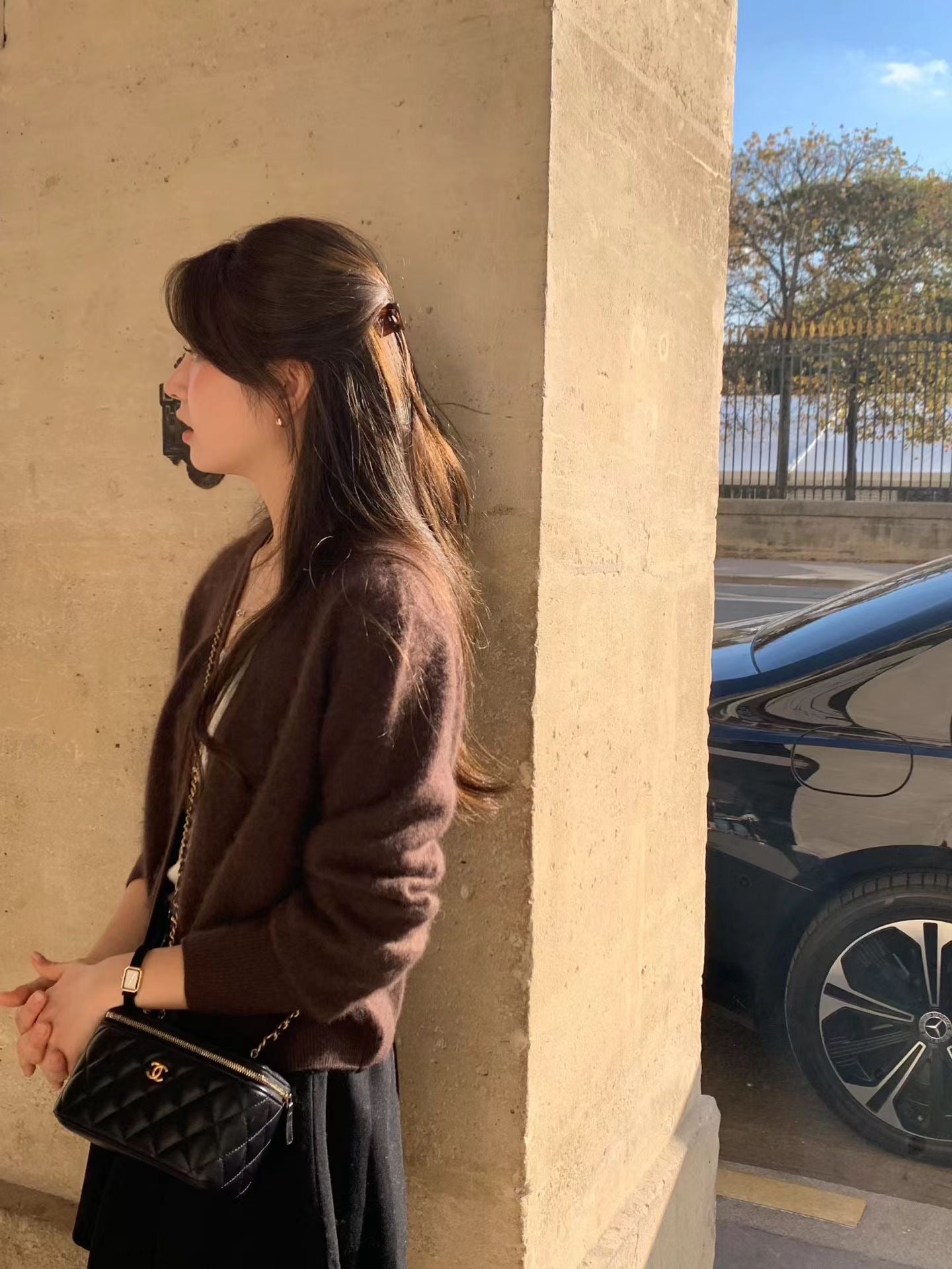 Ounce cash brush cardigan-4col