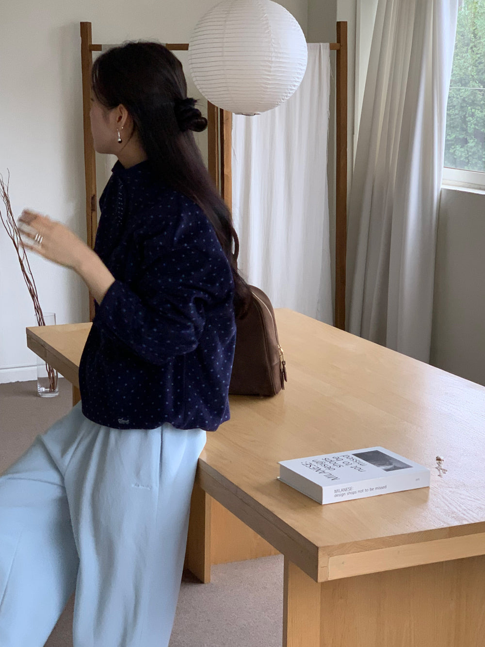 mix fleece pants-4col