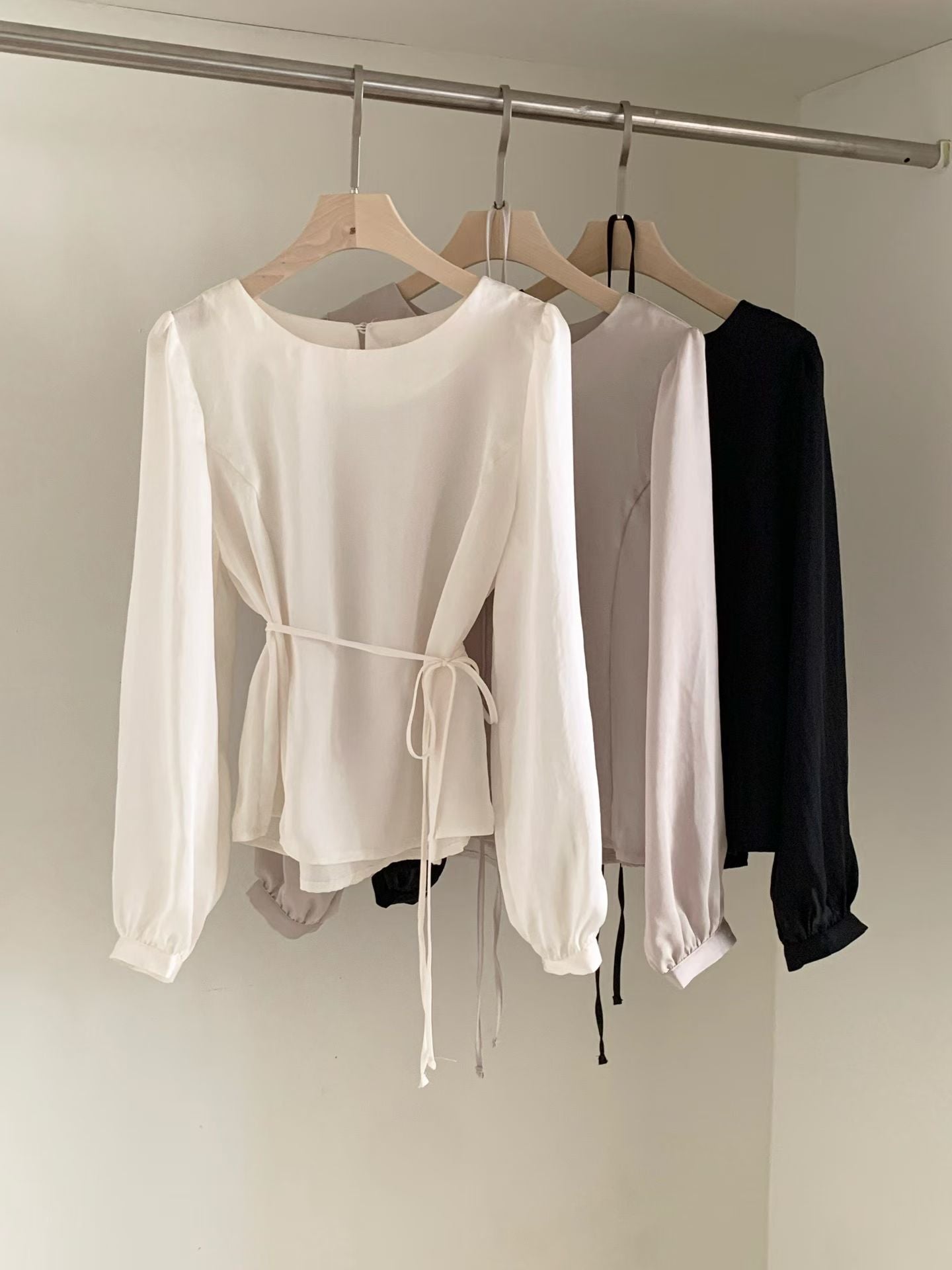 dear satin blouse-3col