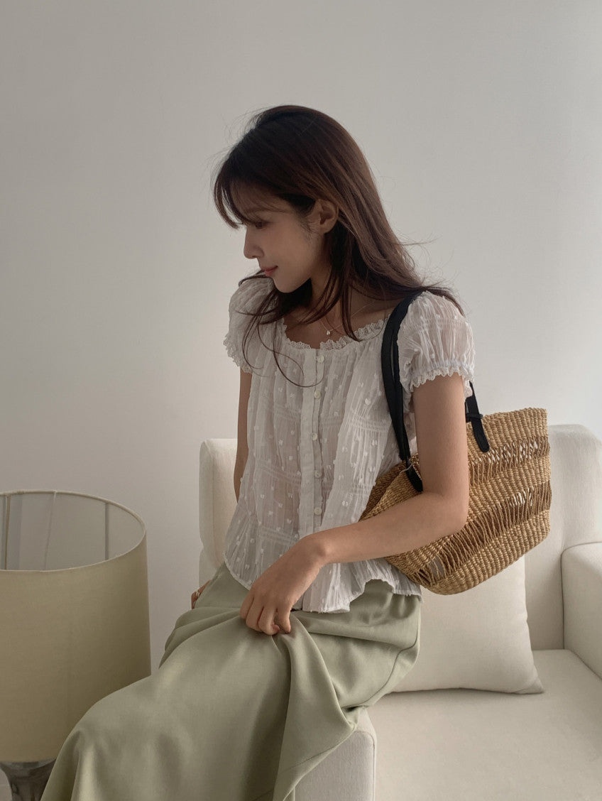 popcorn blouse-2col