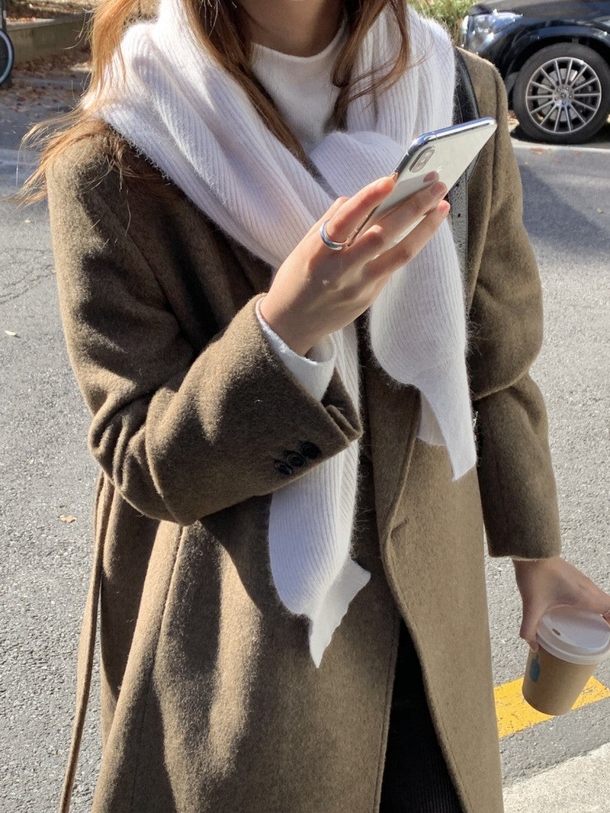 Verona raccoon knit bolero-3col