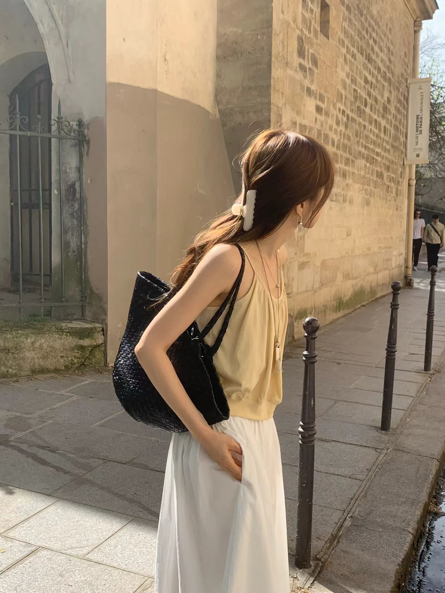 Ounce heize shirring blouse-4col