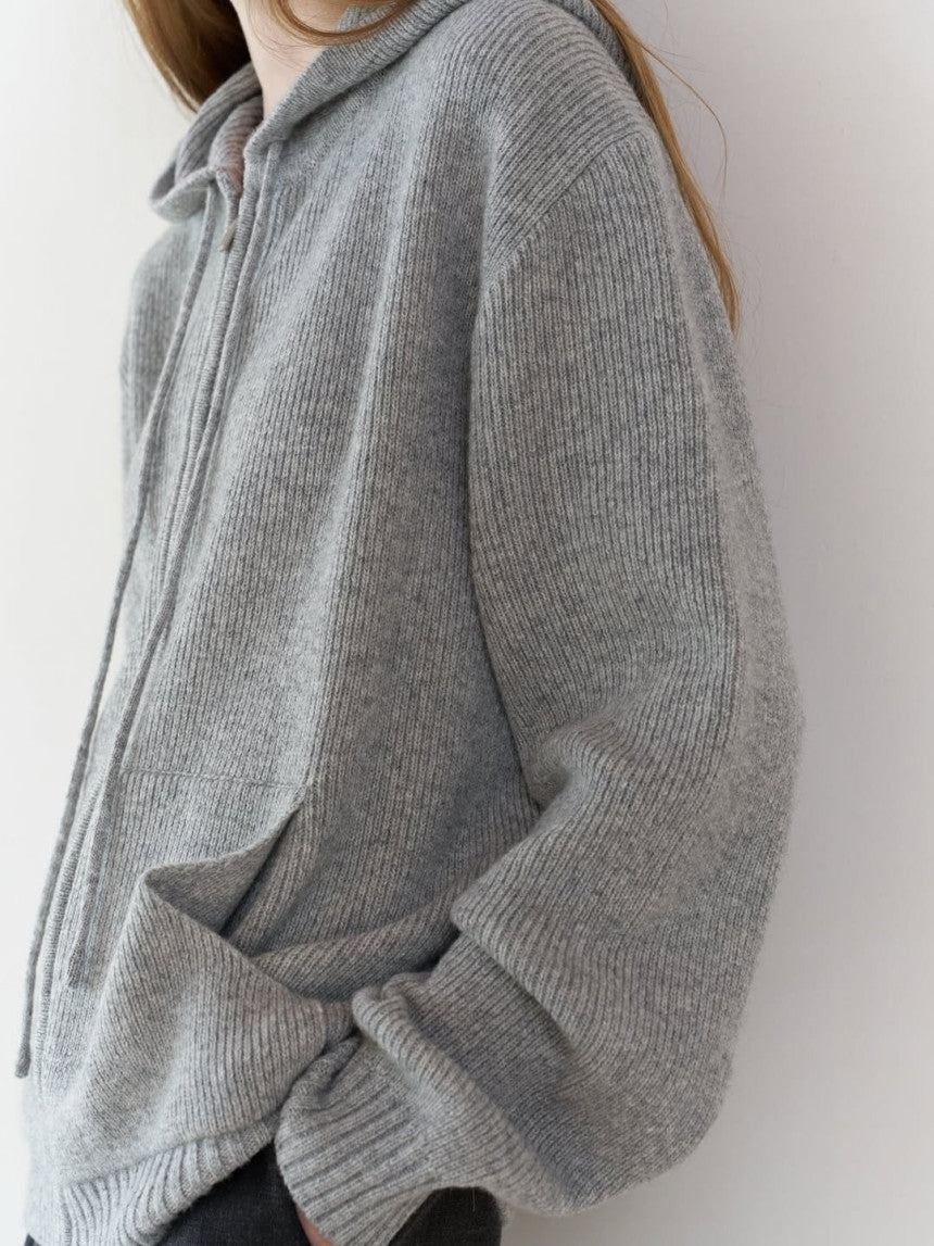 Chappelle hoodie zip up cardigan-3col