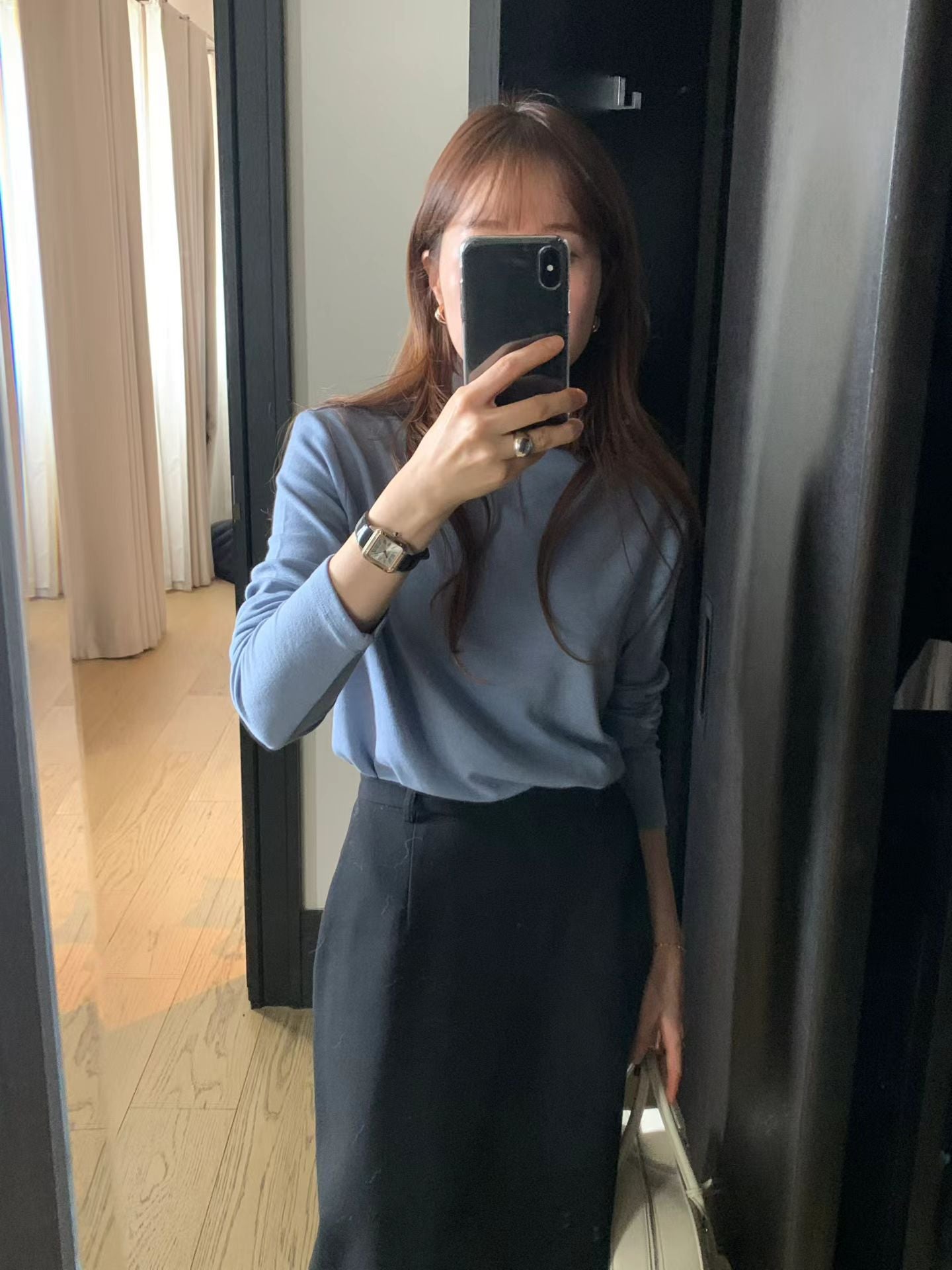 Ounce soft wool tencel pola T-4col