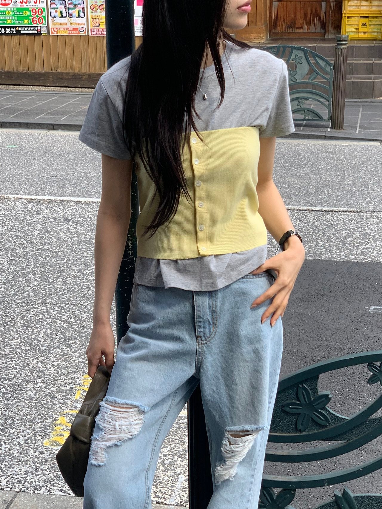 Marea button tube top-3col