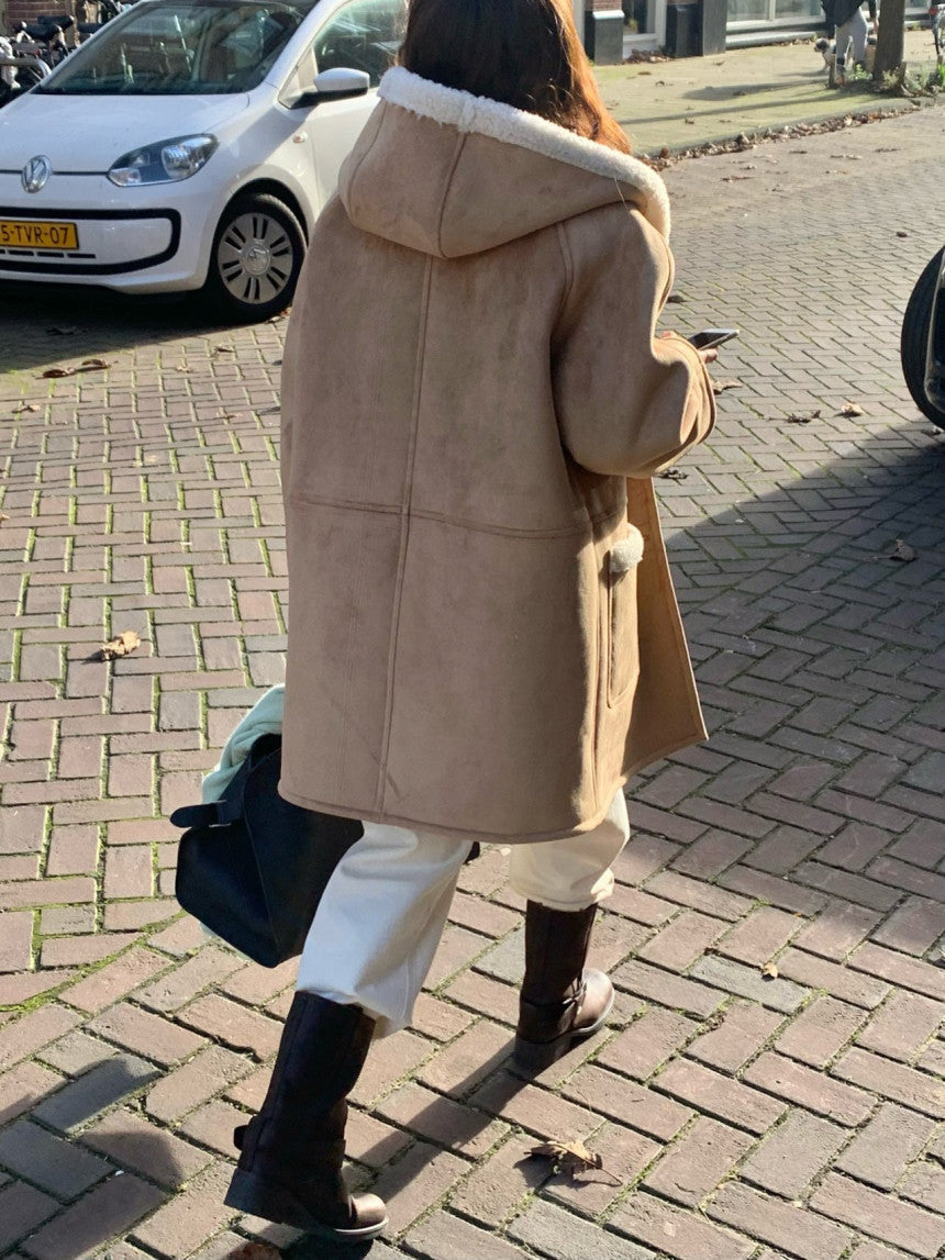 Fitz hoodie shearing half mustang