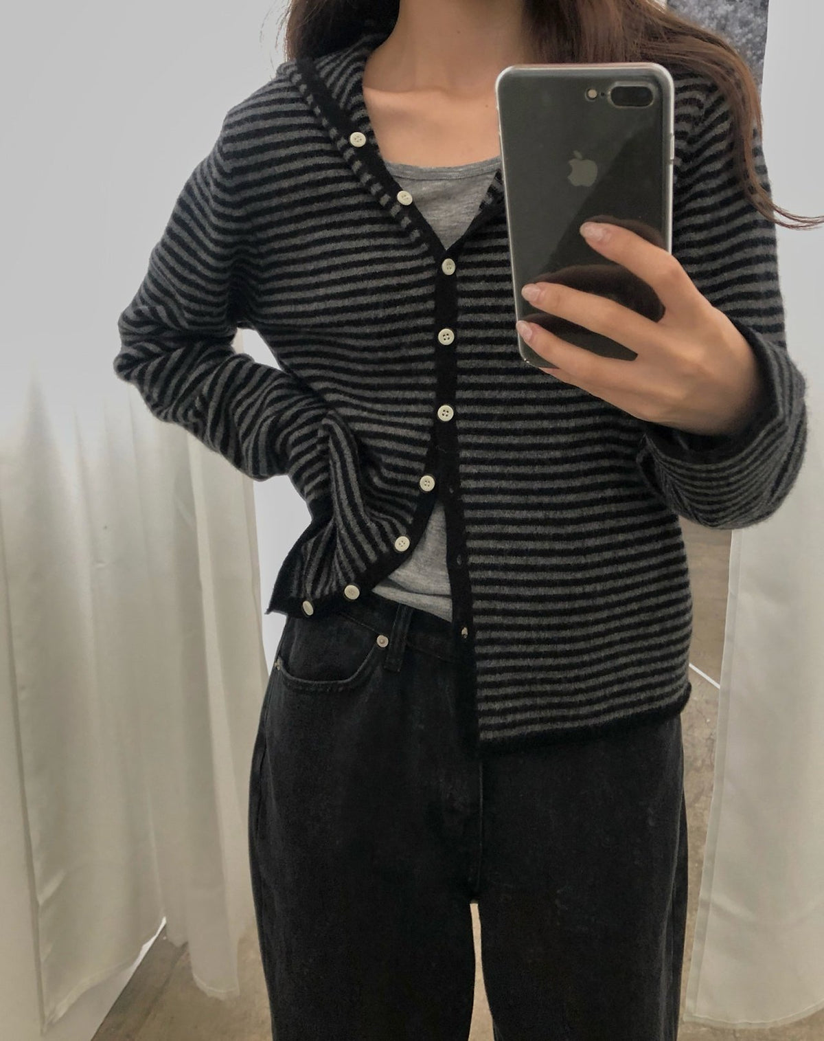 hooded cardigan-3col
